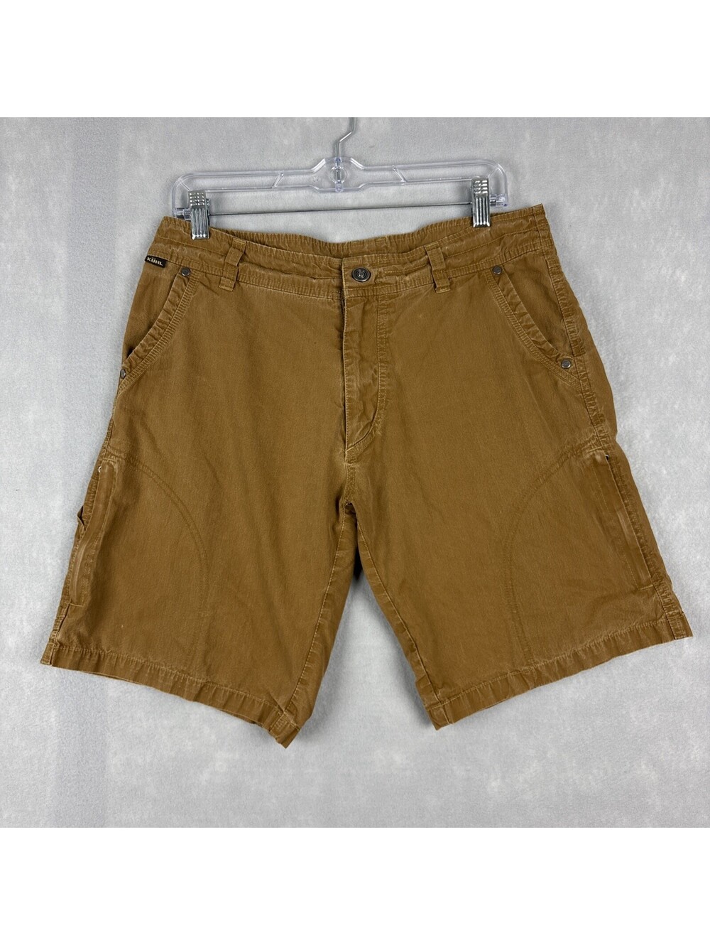 Kuhl Ramblr Shorts Patina Dye Men's Size 32 Brown Cotton Nylon Hiking Outdoors